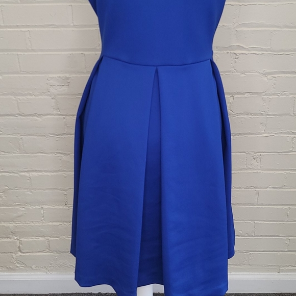 Cynthia Rowley Royal Blue Dress Size L - Picture 7 of 10